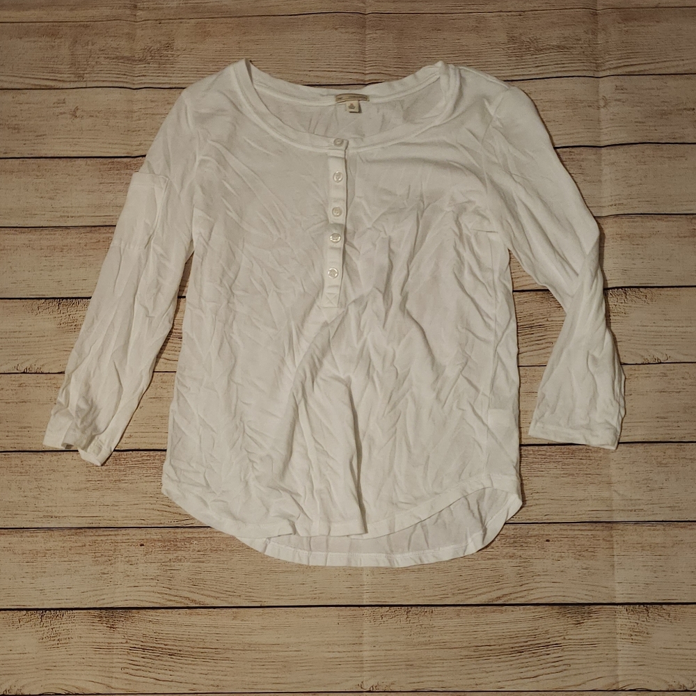 Gap White Henley
